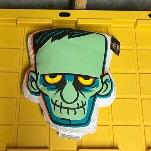 Hyde & Eek! Boutique Glow-in-the-Dark Frankenstein Throw Pillow 100% Cotton